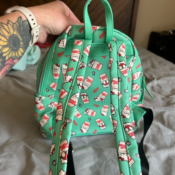 Hello Kitty Cup Noodles Mini Backpack - Picture 2 of 3